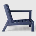 WestinTrends Avalon Sedia ad angolo per esterni in HDPE con bracciolo destro e seduta profonda