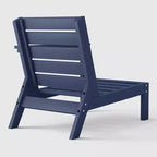 WestinTrends Avalon Sedia ad angolo per esterni in HDPE con bracciolo destro e seduta profonda