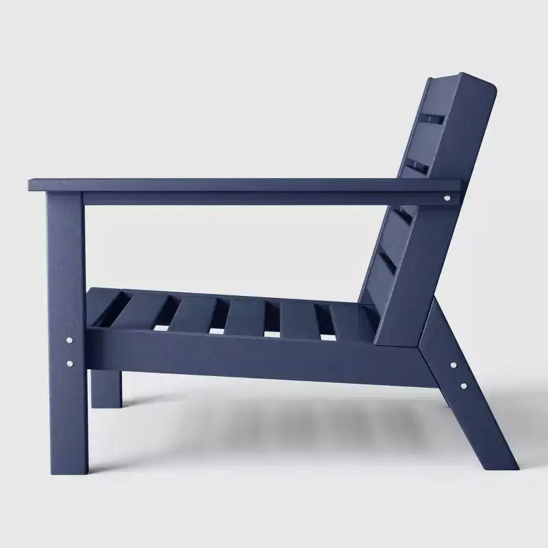 WestinTrends Avalon Sedia ad angolo per esterni in HDPE con bracciolo destro e seduta profonda