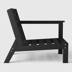 WestinTrends Avalon Sedia ad angolo per esterni in HDPE con bracciolo destro e seduta profonda