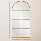 PexFix Arched Metal Frame Wall Mirror