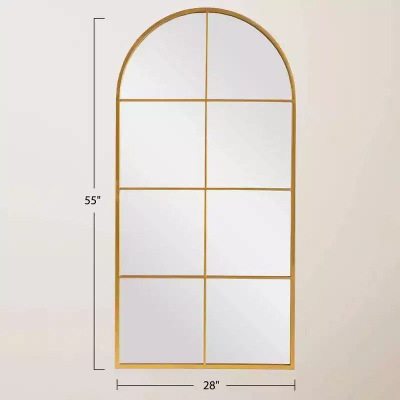 PexFix Arched Metal Frame Wall Mirror
