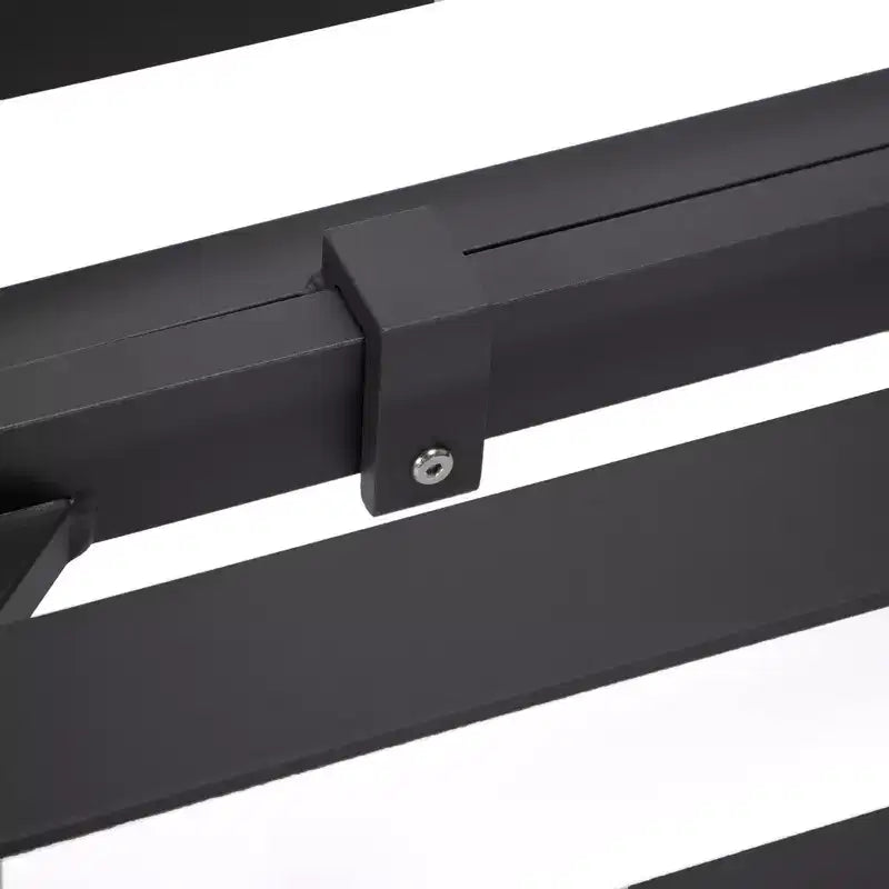LeisureMod Divanetto angolare a 2 posti imbottito in poliestere con telaio in alluminio e cuscino rimovibile Collezione Hamilton