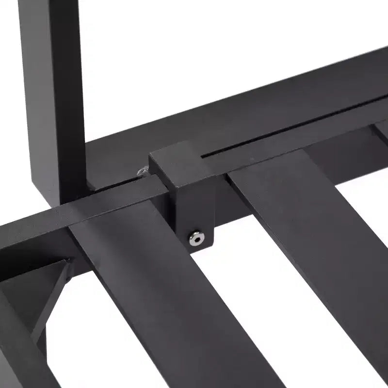 LeisureMod Divanetto angolare a 2 posti imbottito in poliestere con telaio in alluminio e cuscino rimovibile Collezione Hamilton