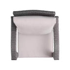 GDFStudio Hilary Outdoor Wicker Club Chairs with Cushion (Set of 2)