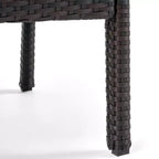 GDFStudio Hilary Outdoor Wicker Club Chairs with Cushion (Set of 2)