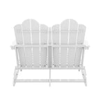Hyleory Sedia Adirondack a 2 posti, poltrona doppia morbida, sedia pieghevole da balcone Cloud, resistente alle intemperie
