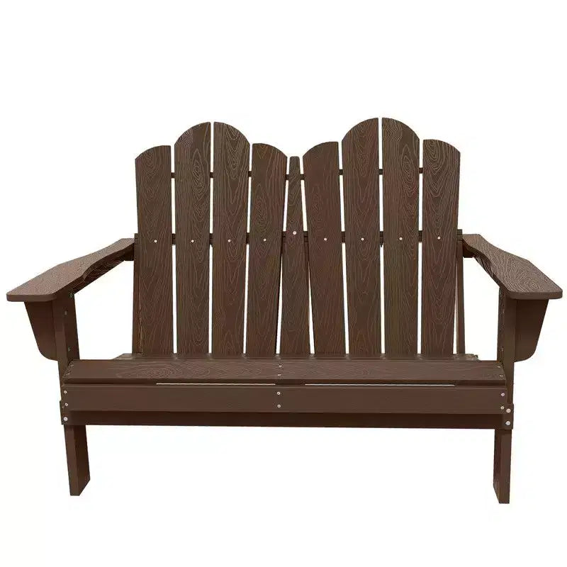 Hyleory Sedia Adirondack a 2 posti, poltrona doppia morbida, sedia pieghevole da balcone Cloud, resistente alle intemperie
