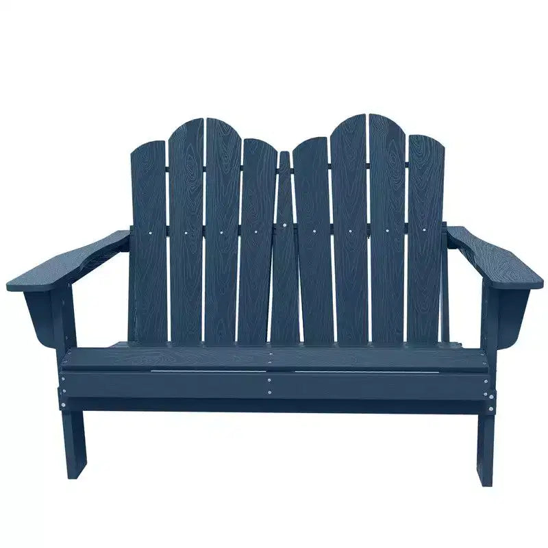 Hyleory Sedia Adirondack a 2 posti, poltrona doppia morbida, sedia pieghevole da balcone Cloud, resistente alle intemperie