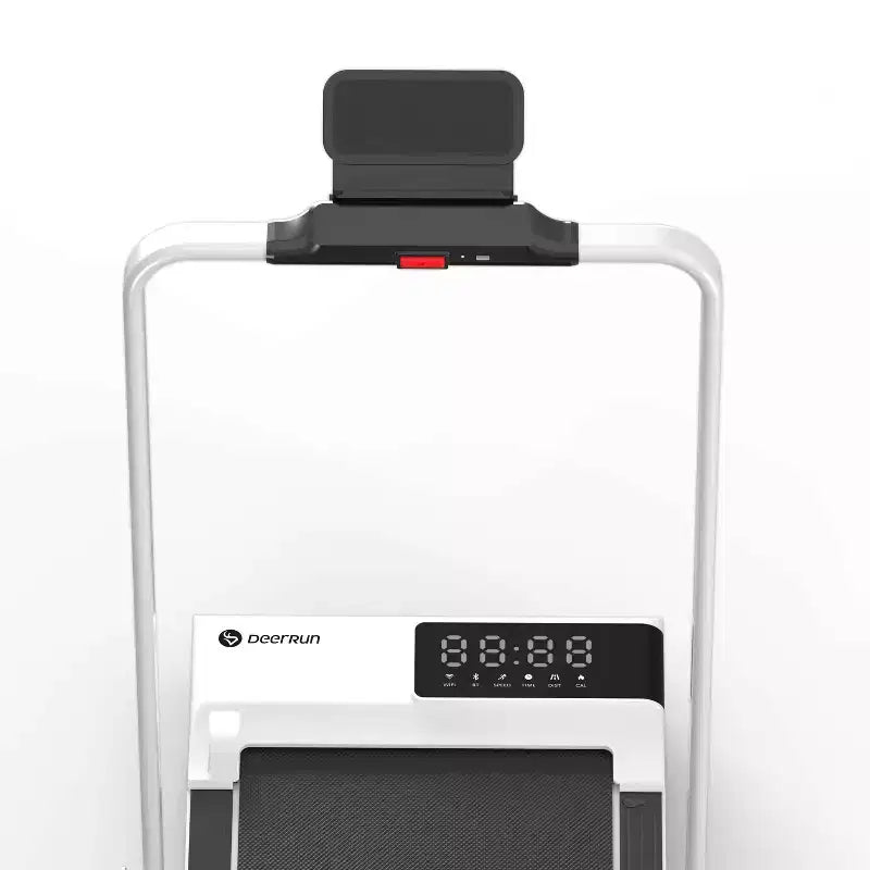 Tapis roulant pieghevole DeerRun A6 Plus 2026 nuovo slim 2 in 1 con inclinazione del 5%, Bluetooth e telecomando, 136 kg