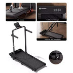 Tapis roulant pieghevole DeerRun A6 Plus 2026 nuovo slim 2 in 1 con inclinazione del 5%, Bluetooth e telecomando, 136 kg