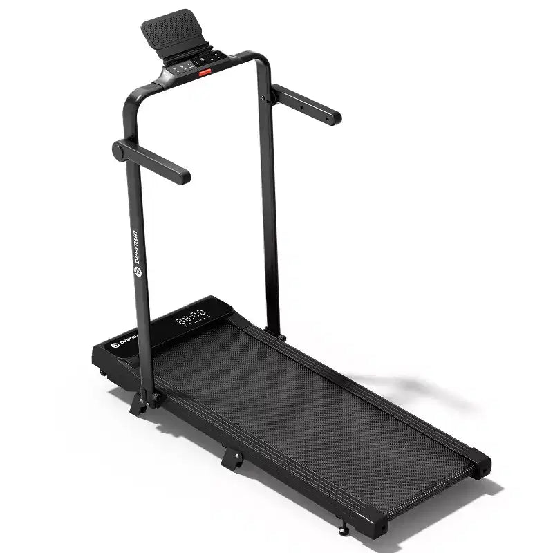 Tapis roulant pieghevole DeerRun A6 Plus 2026 nuovo slim 2 in 1 con inclinazione del 5%, Bluetooth e telecomando, 136 kg