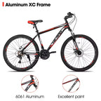 HILAND 26 Mountain Bike per Uomo Donna, Ruota a 3/6/Multi-Raggi, 18 Velocità