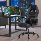 BestMassage Sedia da Gaming Sedia da Ufficio con Supporto Lombare Altezza Regolabile Sedia Direzionale in Pelle PU per Donne Uomini Adulti
