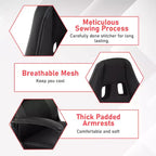 BestMassage Sedia da Gaming Sedia da Ufficio con Supporto Lombare Altezza Regolabile Sedia Direzionale in Pelle PU per Donne Uomini Adulti