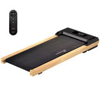 Soozier Quiet 2.5HP Walking Pad Under Desk Treadmill with Remote Control, Transport Wheels and LED Display for Home Gym Office