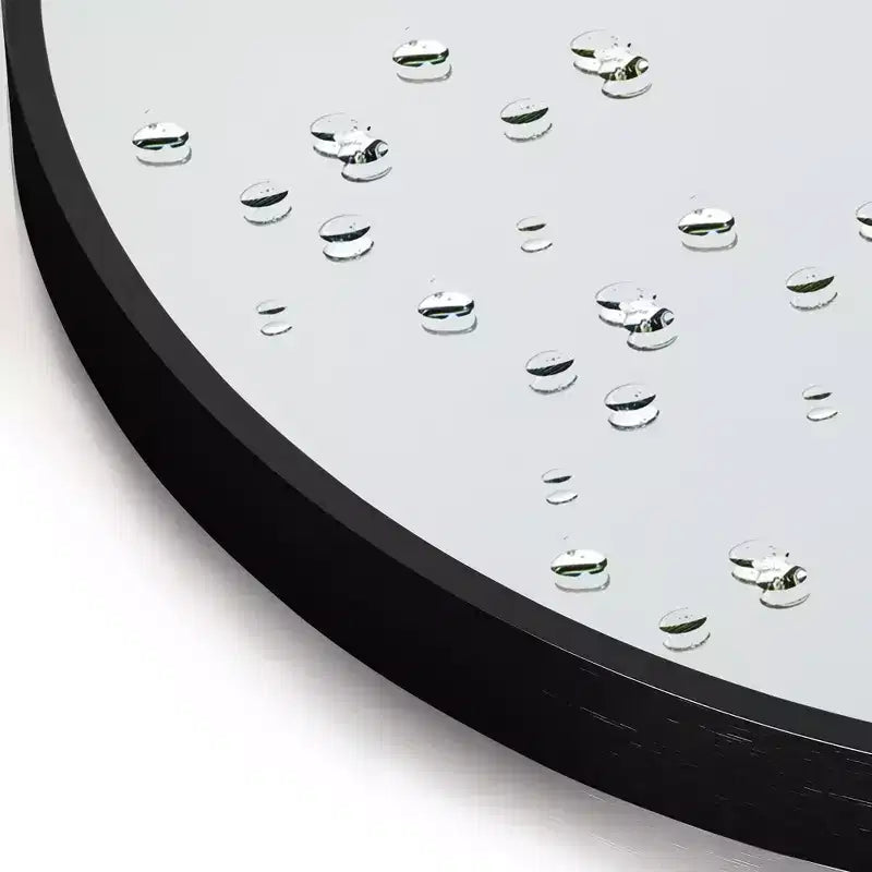 Aluminum Alloy Thin-Frame Full-Length Mirror with Right-Angled Arch Design