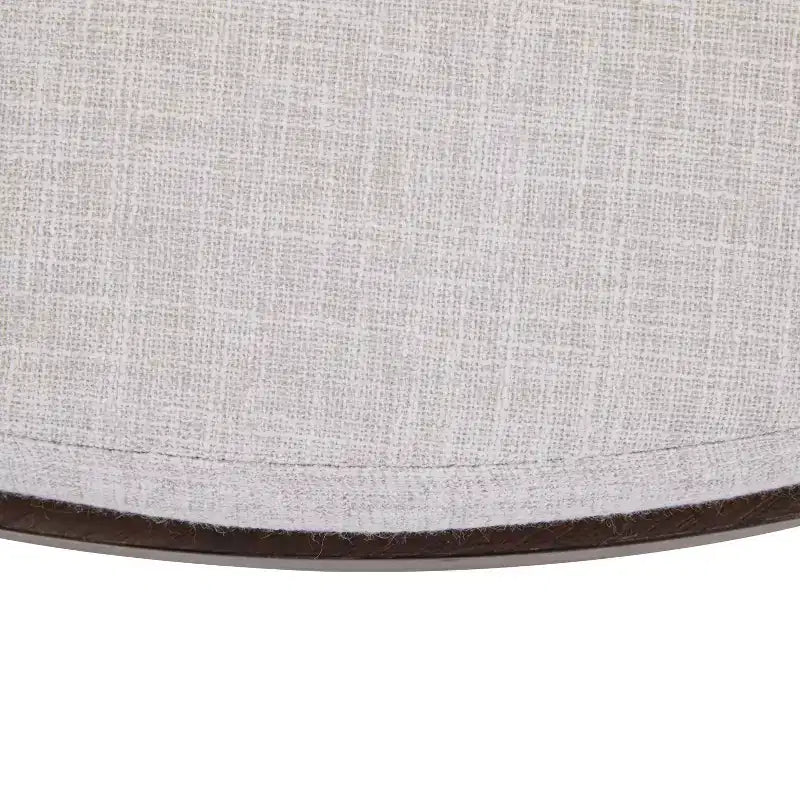 Christopher Knight Home Crestholm Pouf Rotondo Moderno Imbottito con Gambe in Ferro