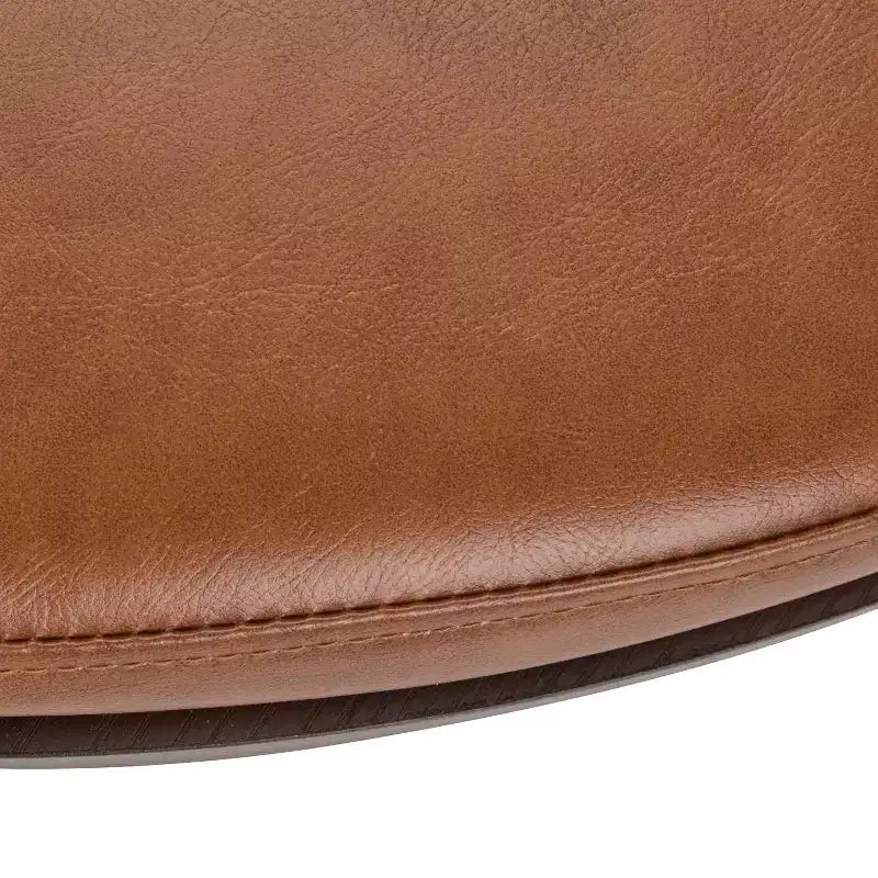 Christopher Knight Home Crestholm Pouf Rotondo Moderno Imbottito con Gambe in Ferro