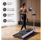Tapis roulant cardio DeerRun A6 Plus per tutti i giorni con inclinazione del 5%, velocità regolabile fino a 12 km/h, 136 kg
