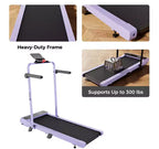 Tapis roulant cardio DeerRun A6 Plus per tutti i giorni con inclinazione del 5%, velocità regolabile fino a 12 km/h, 136 kg