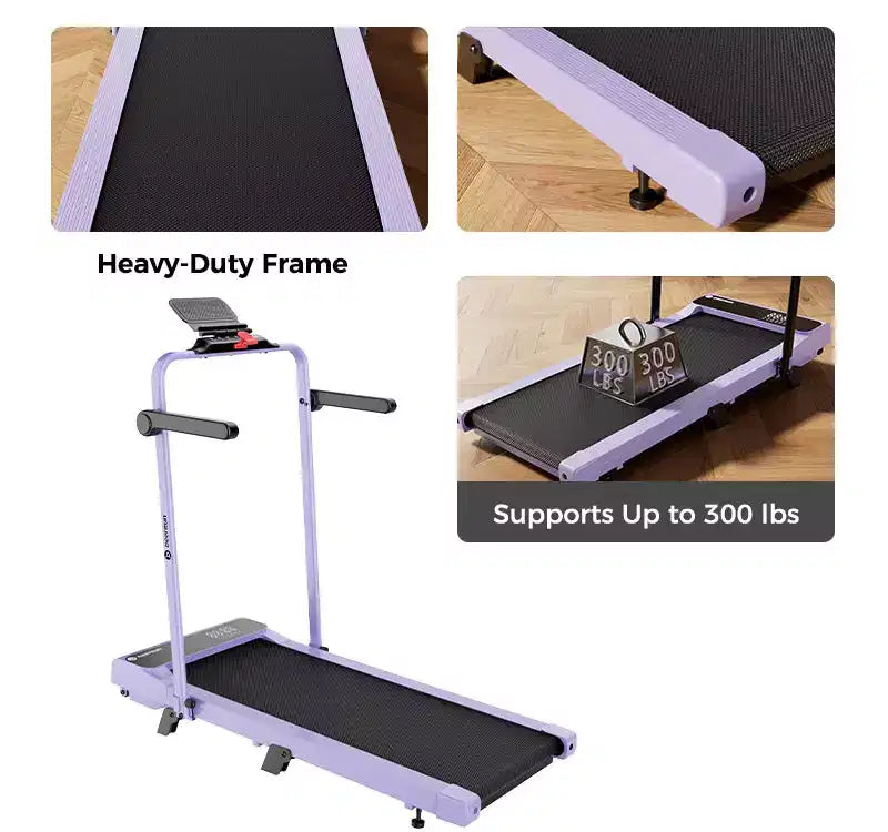 Tapis roulant cardio DeerRun A6 Plus per tutti i giorni con inclinazione del 5%, velocità regolabile fino a 12 km/h, 136 kg