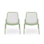 GDFStudio Douglas Sedie da Esterno in Rete Metallia (Set di 2)