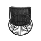 GDFStudio Apulia Bohemian Outdoor Wicker Club Chair with Cushions