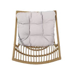 GDFStudio Apulia Bohemian Outdoor Wicker Club Chair with Cushions