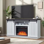 EROMMY 63 Tv Stand For Tvs Up To 80 With Open Storage Shelves And Cabinets