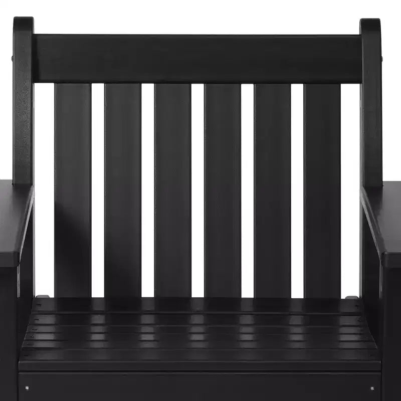 WestinTrends Outdoor Patio HDPE Adirondack Dining Arm Chairs (Set of 4)