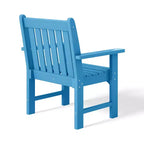 WestinTrends Outdoor Patio HDPE Adirondack Dining Arm Chairs (Set of 4)