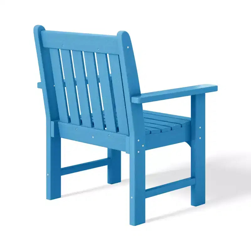 WestinTrends Outdoor Patio HDPE Adirondack Dining Arm Chairs (Set of 4)