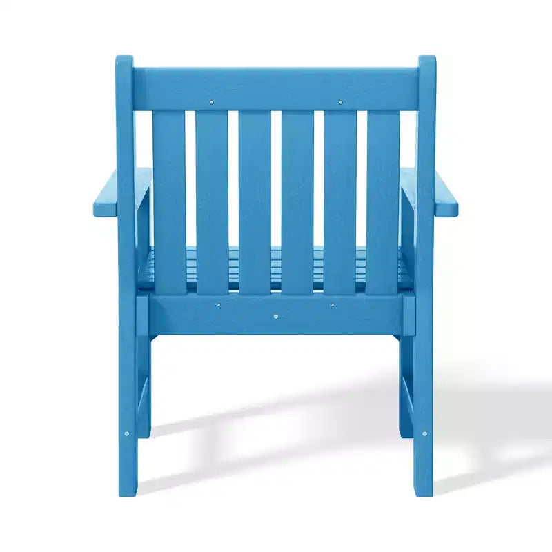WestinTrends Outdoor Patio HDPE Adirondack Dining Arm Chairs (Set of 4)