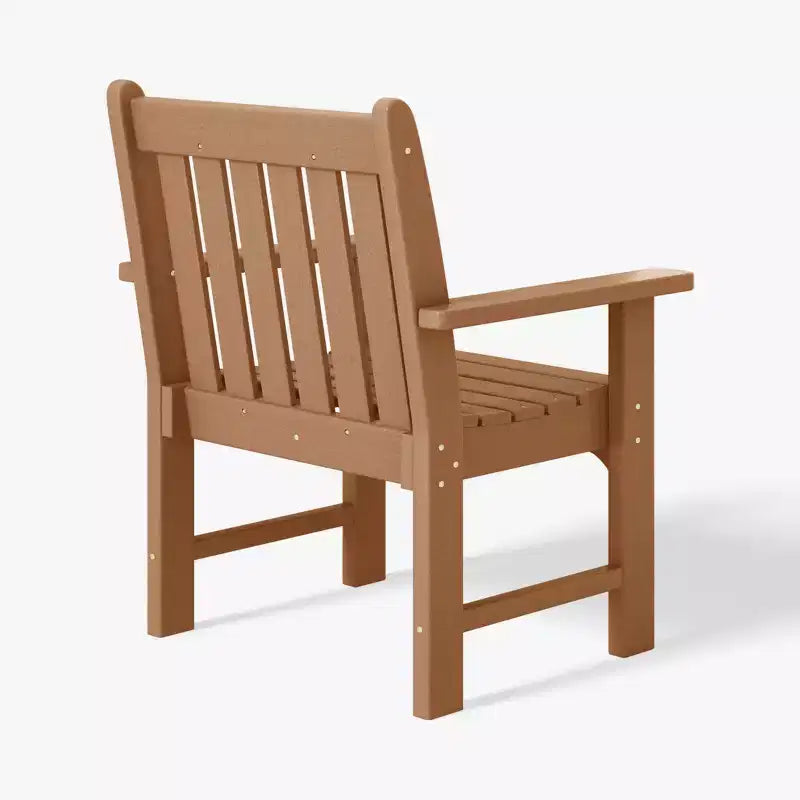 WestinTrends Outdoor Patio HDPE Adirondack Dining Arm Chairs (Set of 4)