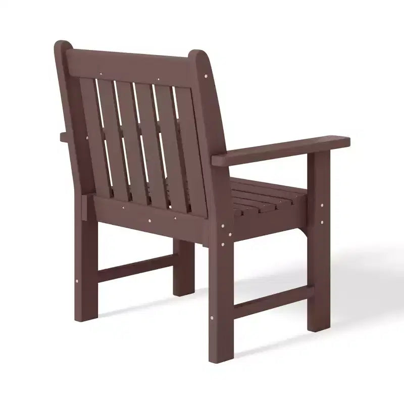 WestinTrends Outdoor Patio HDPE Adirondack Dining Arm Chairs (Set of 4)