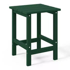 WestinTrends Highland Outdoor Patio HDPE Adirondack Chair With Cup Holder and Table Set