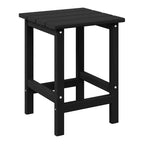 WestinTrends 3-Piece Adirondack Chair with Cup Holder and Folding Ottoman and Table Set