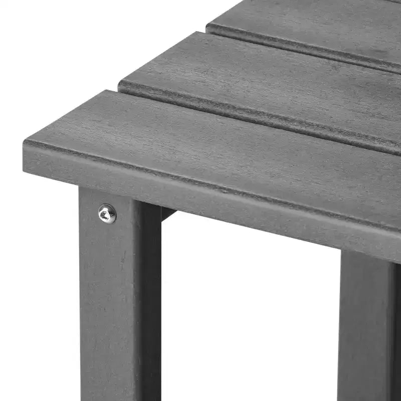WestinTrends 3-Piece Adirondack Chair with Cup Holder and Folding Ottoman and Table Set