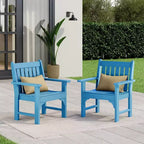 WestinTrends Sedie da pranzo Adirondack per esterni in HDPE (set da 2)