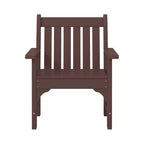 WestinTrends Sedie da pranzo Adirondack per esterni in HDPE (set da 2)