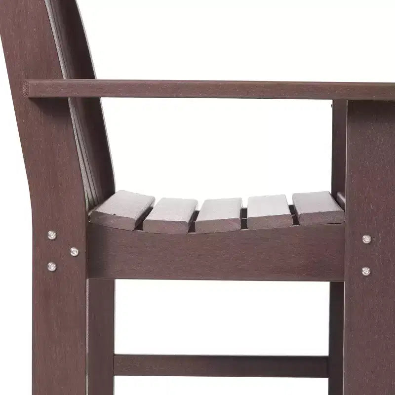 WestinTrends Sedie da pranzo Adirondack per esterni in HDPE (set da 2)