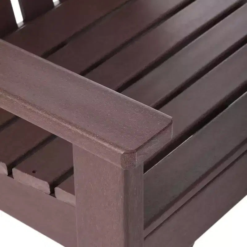 WestinTrends Sedie da pranzo Adirondack per esterni in HDPE (set da 2)