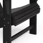 WestinTrends Highland Outdoor Patio HDPE Adirondack Chair With Cup Holder