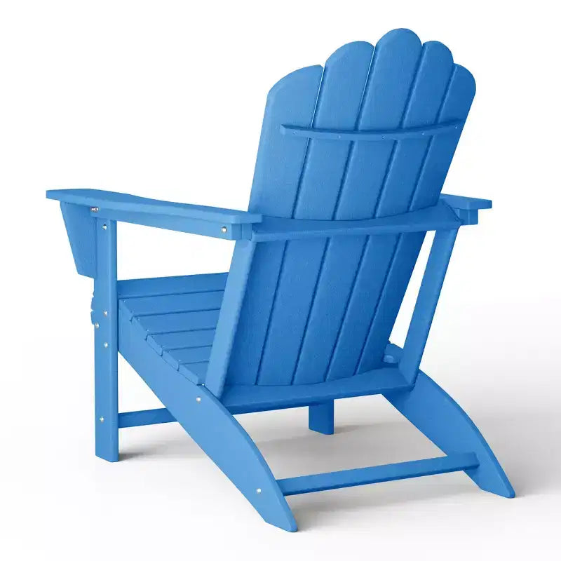 WestinTrends Highland Outdoor Patio HDPE Adirondack Chair With Cup Holder