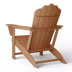 WestinTrends Highland Outdoor Patio HDPE Adirondack Chair With Cup Holder