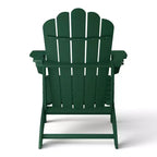 WestinTrends Highland - Sedie Adirondack da Esterno in HDPE con Portabicchieri (Set da 2)