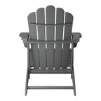WestinTrends Highland - Sedie Adirondack da Esterno in HDPE con Portabicchieri (Set da 2)