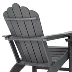 WestinTrends Highland - Sedie Adirondack da Esterno in HDPE con Portabicchieri (Set da 2)
