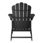 WestinTrends Highland - Sedie Adirondack da Esterno in HDPE con Portabicchieri (Set da 2)